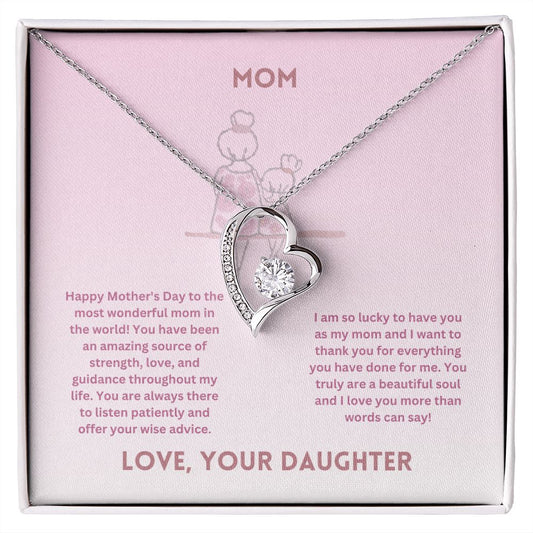 Mother-Forever Love Necklace (from Daughter)