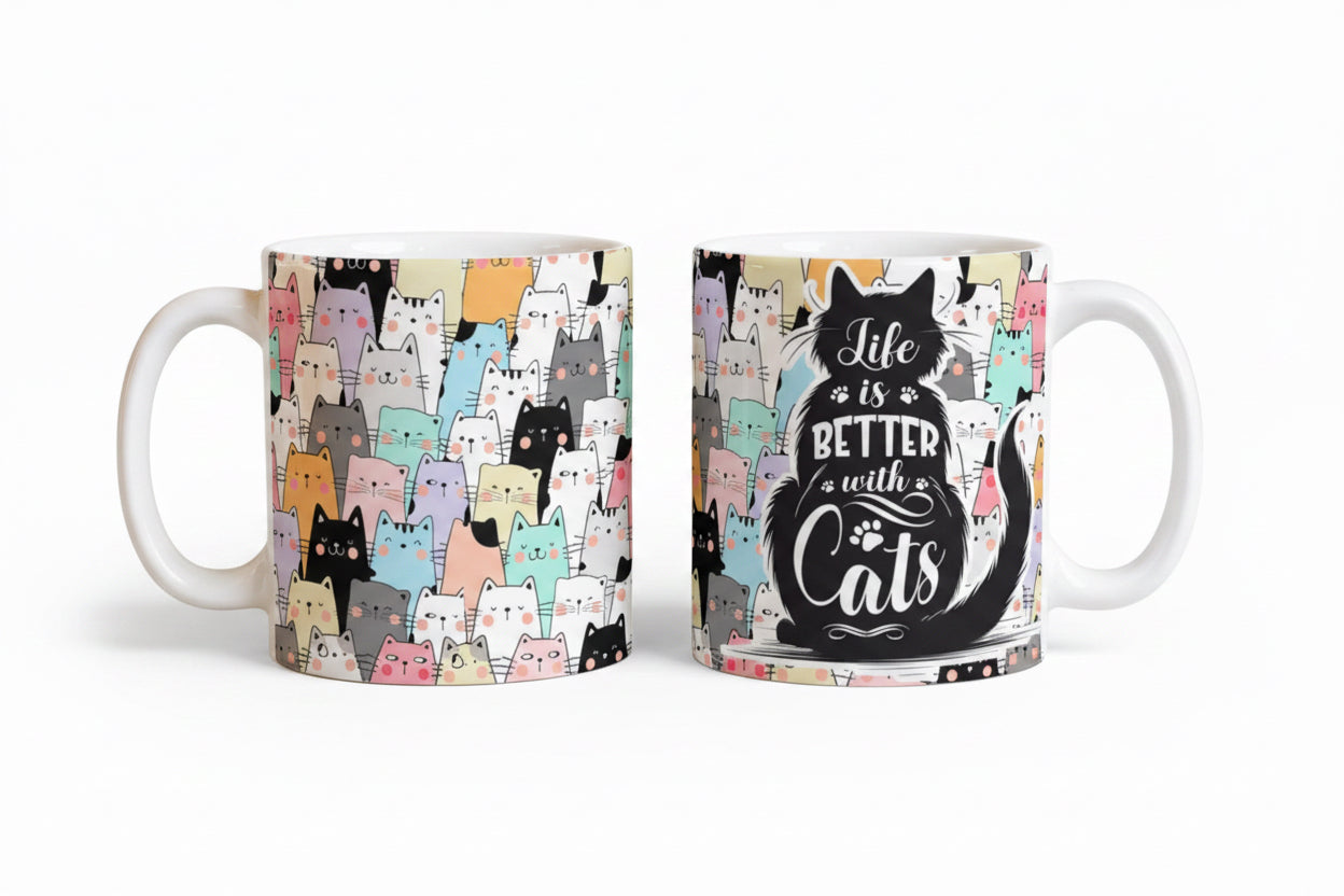Ceramic Mug Cats