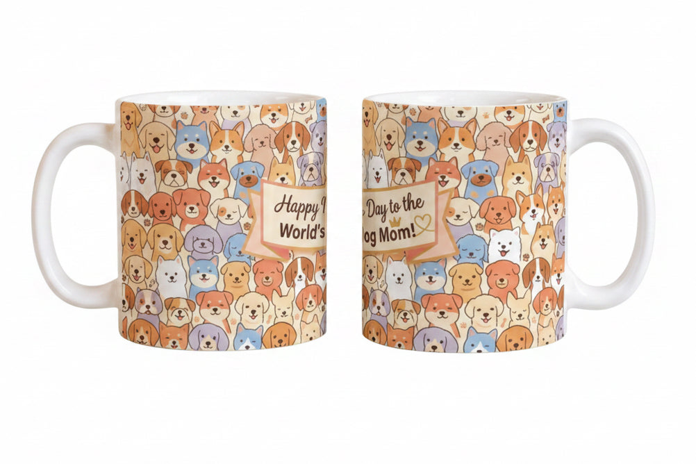 Ceramic Mug Dog Mom