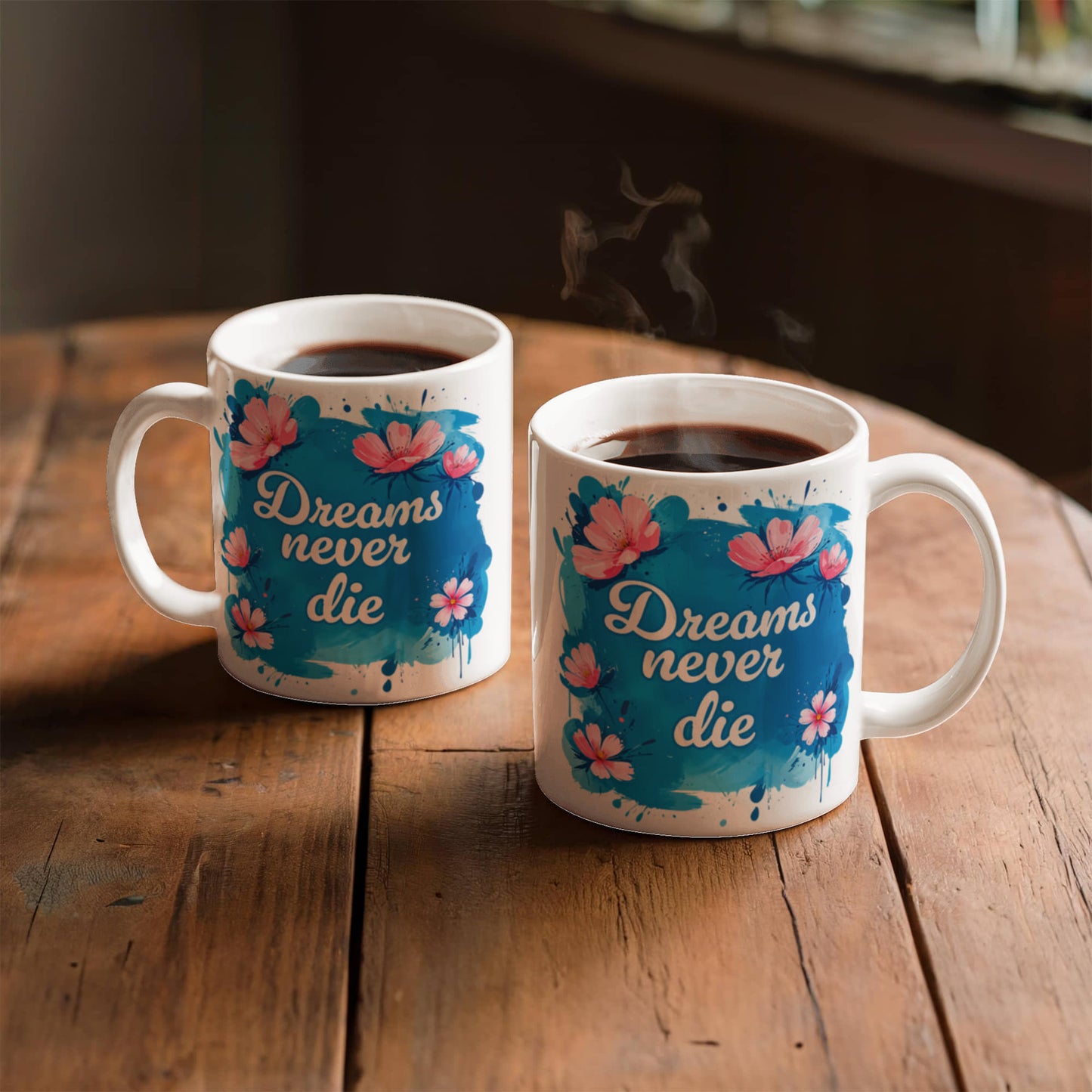 Ceramic Mug Flowers