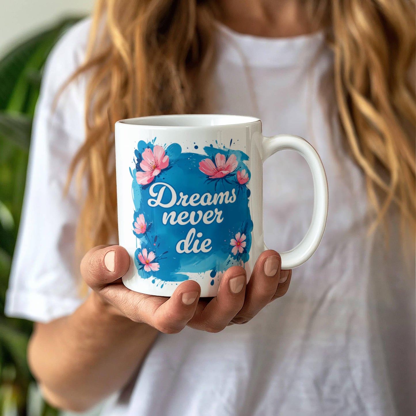 Ceramic Mug Flowers