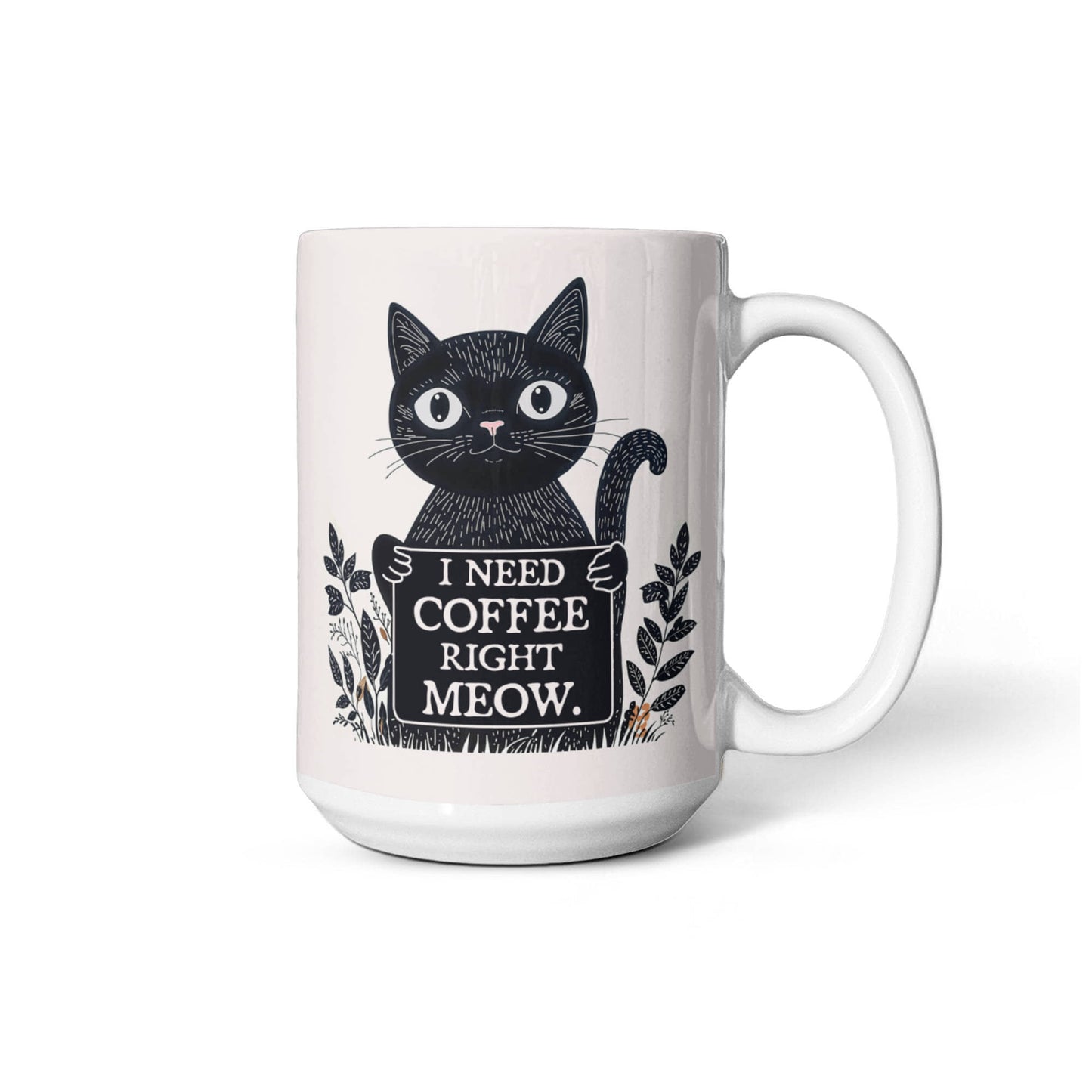 Ceramic Mug Cat Meow