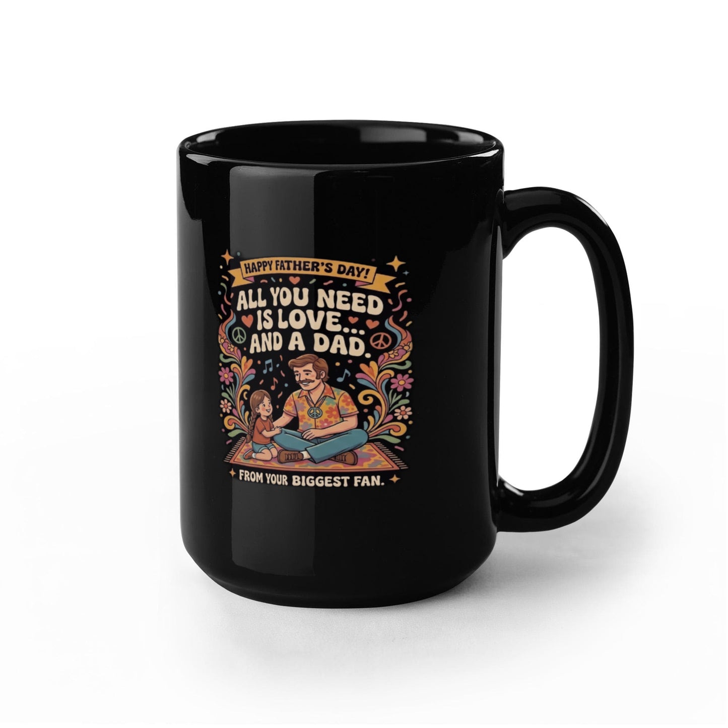 Happy Father's Day Mug 60's Vibe