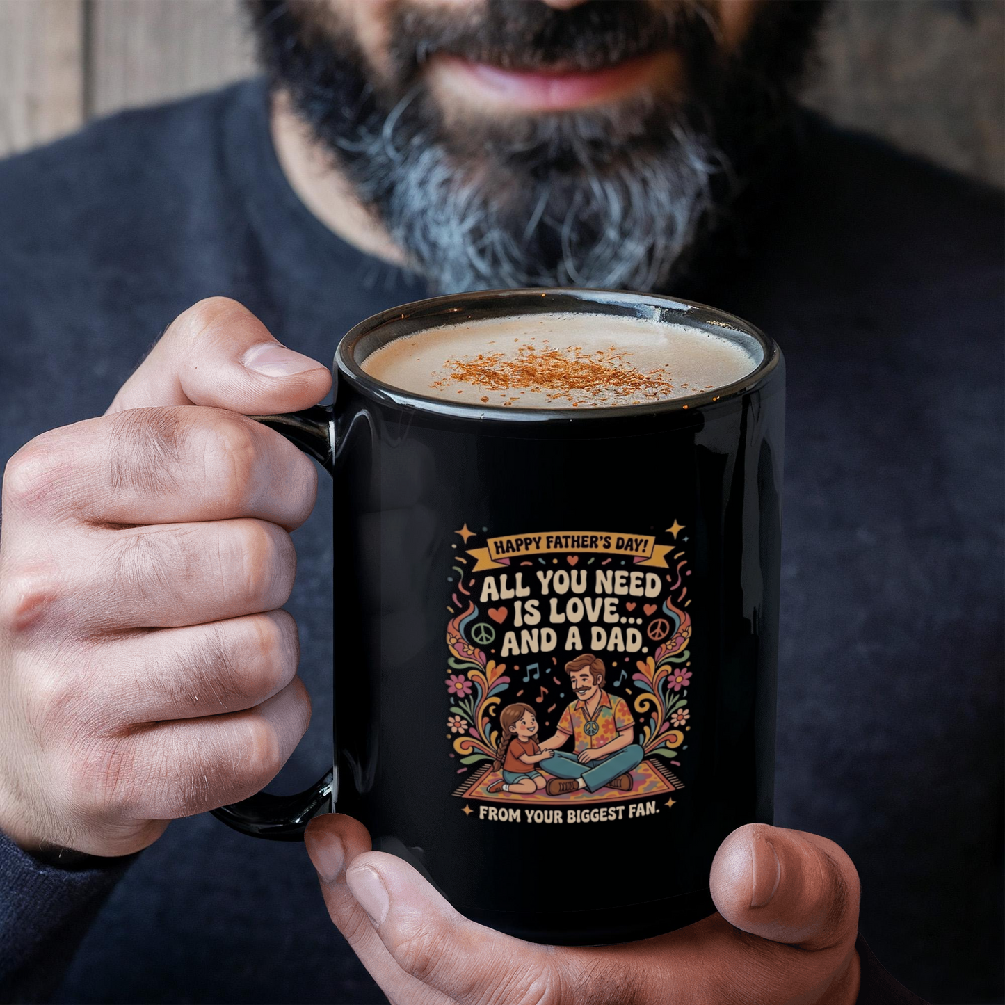 Happy Father's Day Mug 60's Vibe