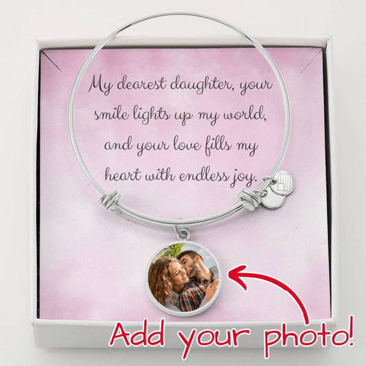 Daughter-Personalized Circle Bangle