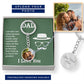 Father-Customized Photo Keychain with Message Card