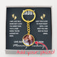 Dad to be-Customized Photo Keychain with Message Card