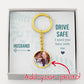 Husband-Customized Photo Keychain with Message Card