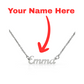 Custom Name Necklace (no message card)