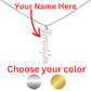 Customized Vertical Name Necklace