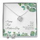 First time Mother-Love Knot Earrings & Necklace Set
