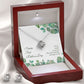 First time Mother-Love Knot Earrings & Necklace Set
