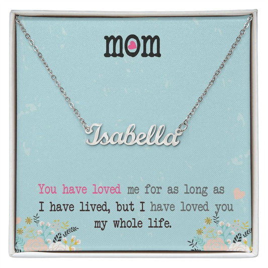 Gifts for Mother Customized Name Necklace
