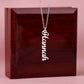 Mother-Customized Vertical Name Necklace.